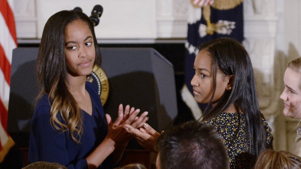 Malia Obama and Sasha Obama