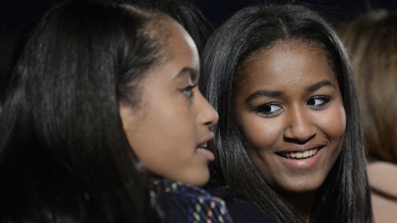 Malia Obama and Sasha Obama