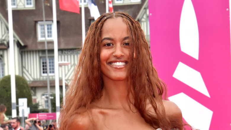 Malia Obama attends the 50th Deauville American Film Festival in France in September 2024