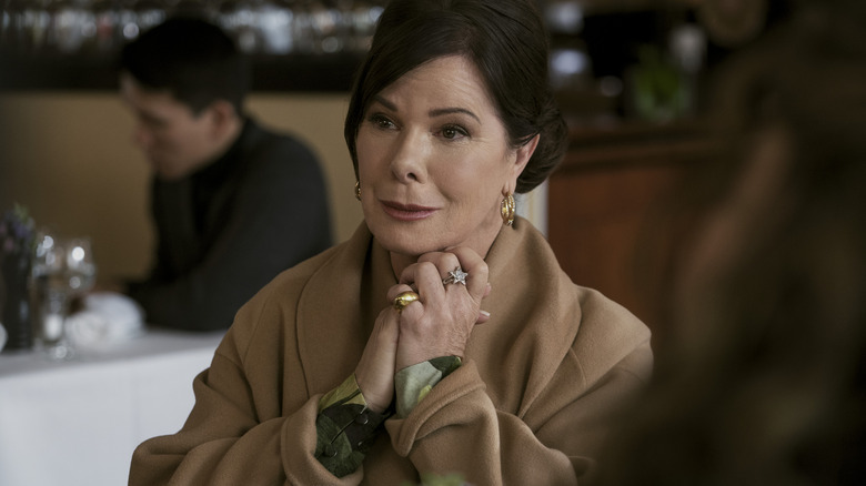 Marcia Gay Harden talking in Uncoupled