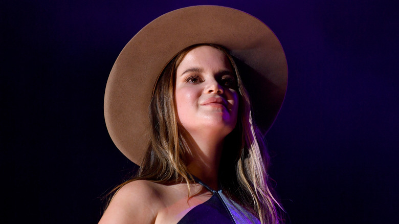 Maren Morris performing at the ACM awards 