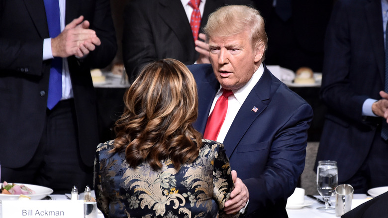 Maria with Trump in 2019 