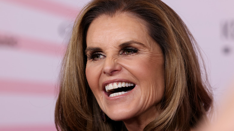 Maria Shriver smiling smiling