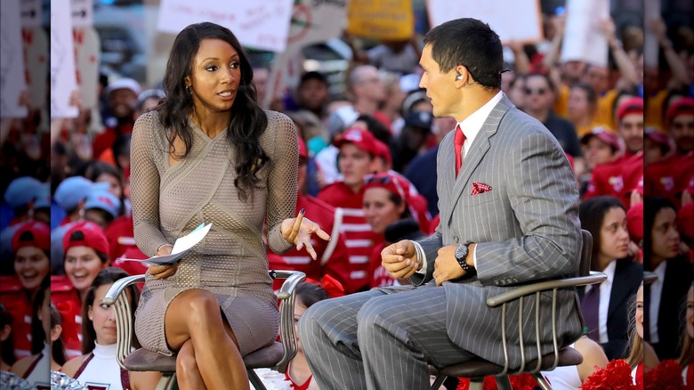 Maria Taylor on College Gameday