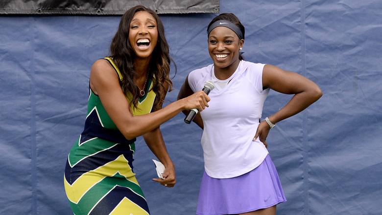 Maria Taylor and Sloane Stephens