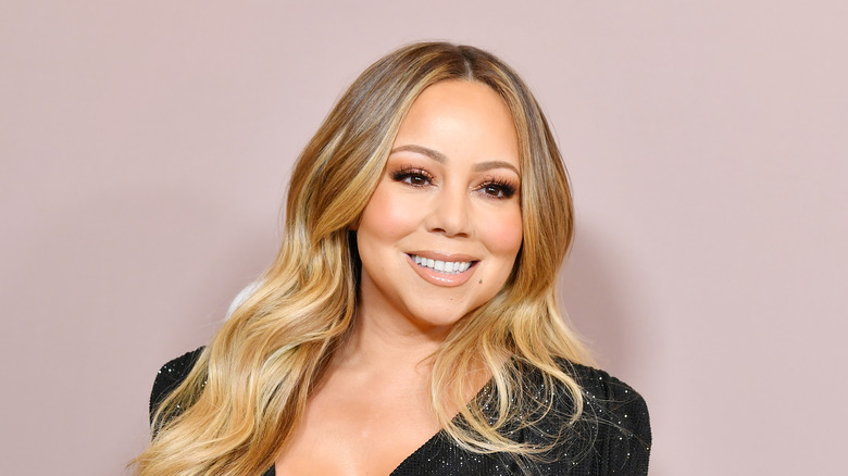 Mariah Carey smiling