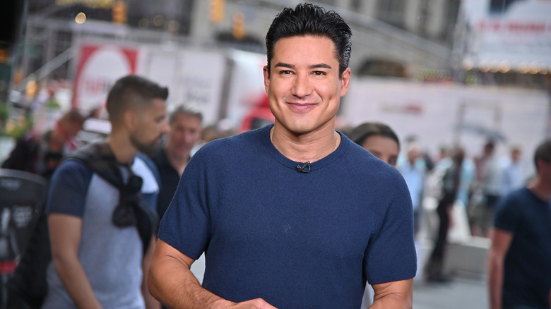 TV host Mario Lopez smiling