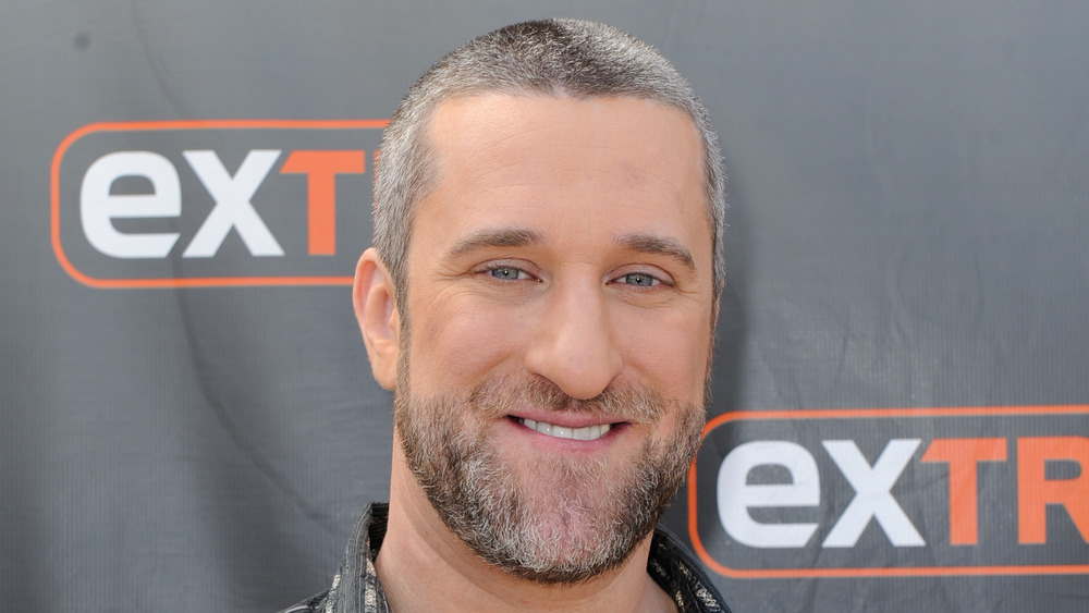 Dustin Diamond on the red carpet in 2016