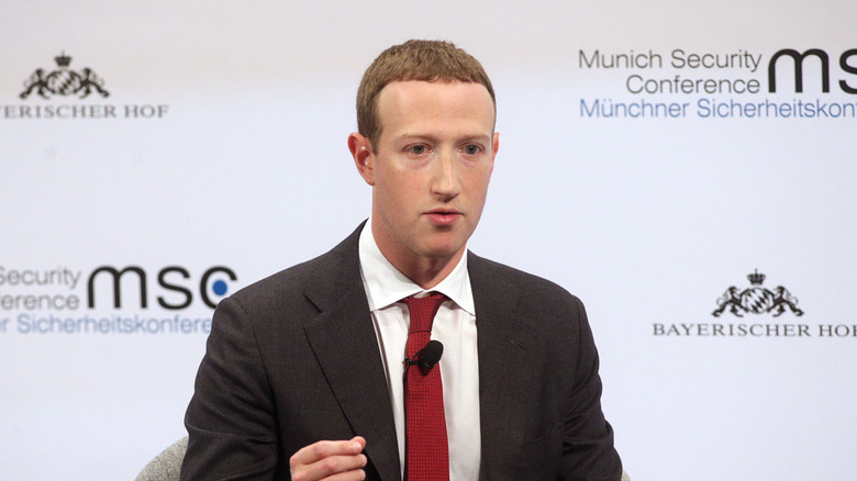 Mark Zuckerberg wearing a dark suit