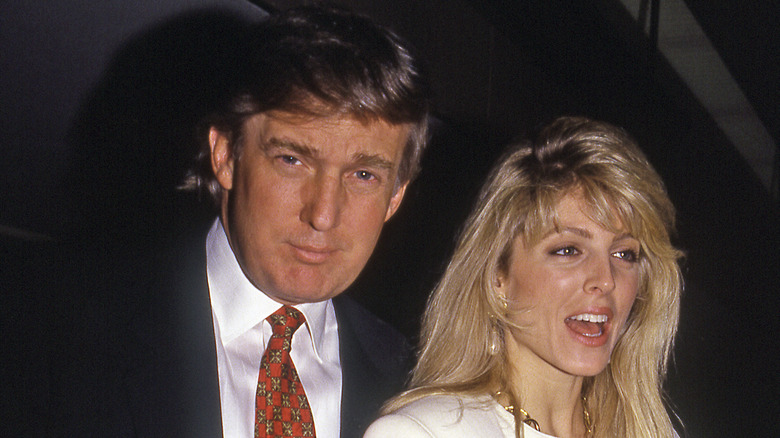 Donald Trump and Marla Maples