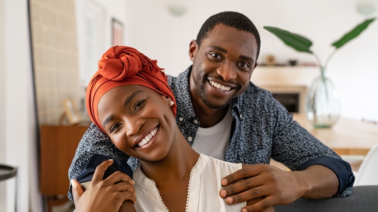 smiling couple