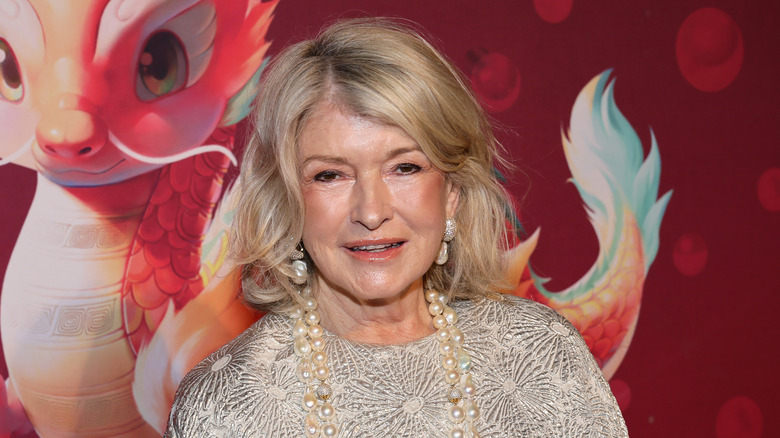 Martha Stewart posing at an event