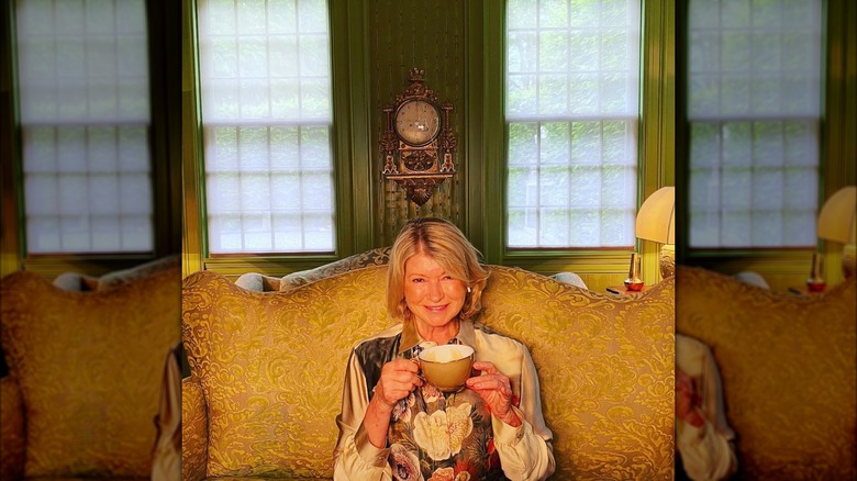 Martha Stewart in her home