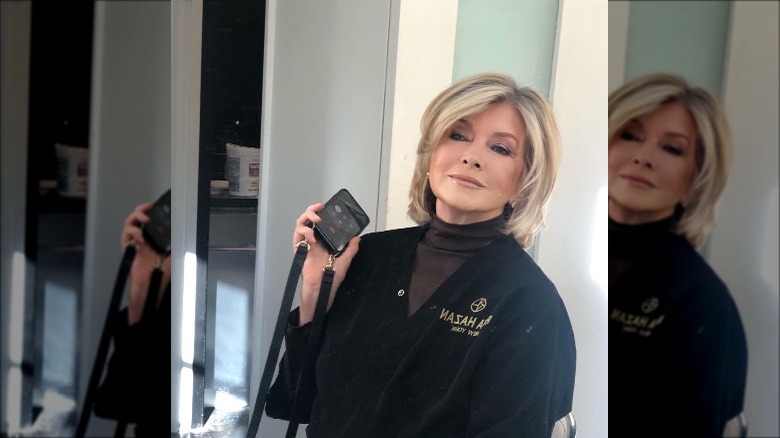 Martha Stewart with a brand new look