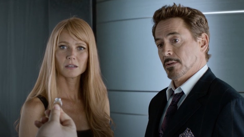 Pepper Potts and Tony Stark