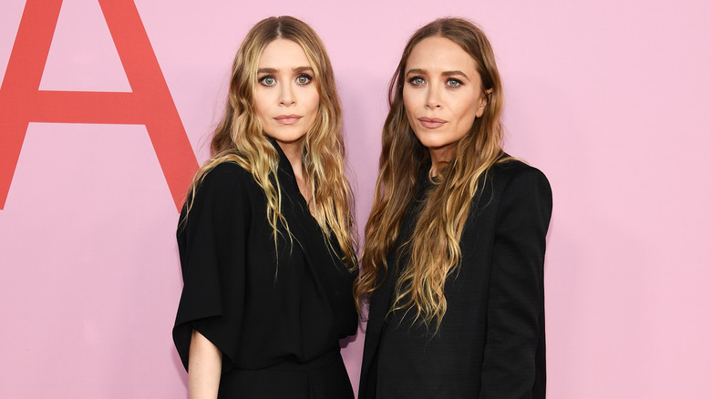 The Olsen twins wearing black