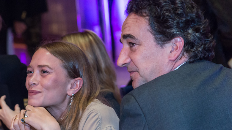 Mary-Kate Olsen with Olivier Sarkozy