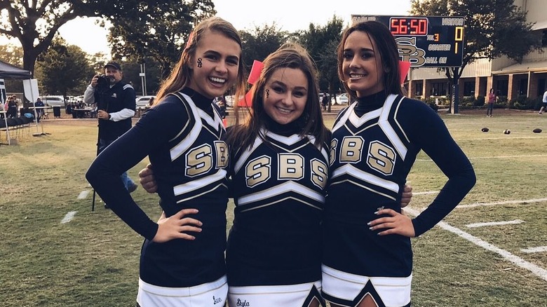 Skyla Kelley (center) and friends