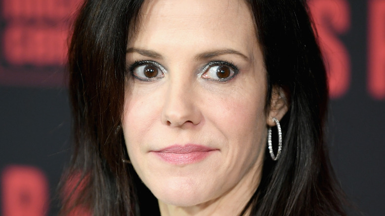 Mary-Louise Parker looks pensive on the red carpet