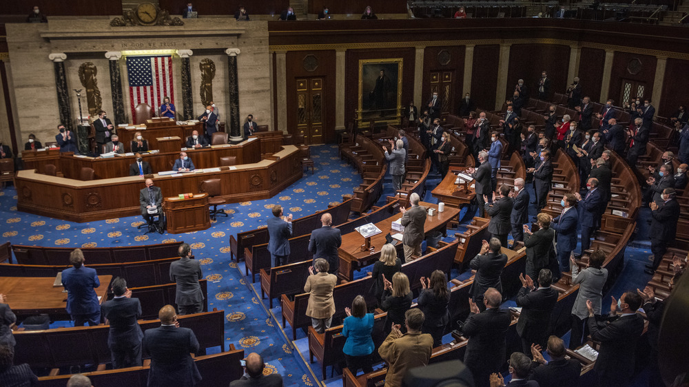 Congress certifying Biden win