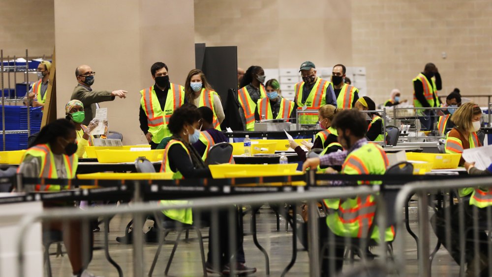 Philadelphia counting ballots