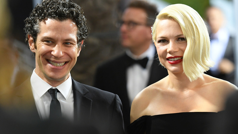 Michelle Williams with husband