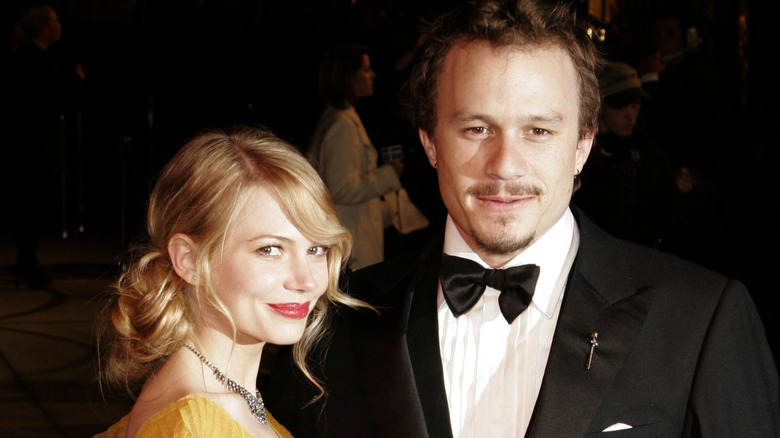 Heath Ledger with Michelle Williams