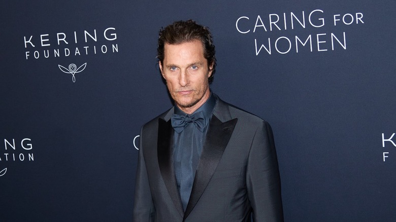 Matthew McConaughey scowling