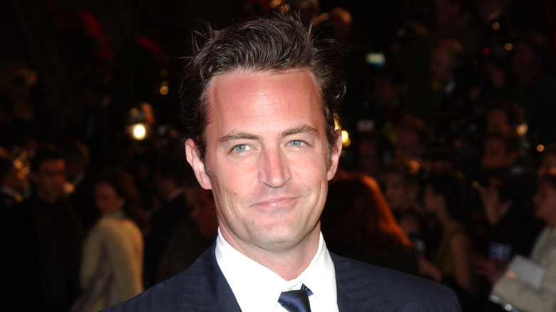 Matthew Perry smiling