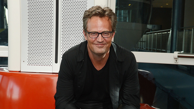 Matthew Perry smiling