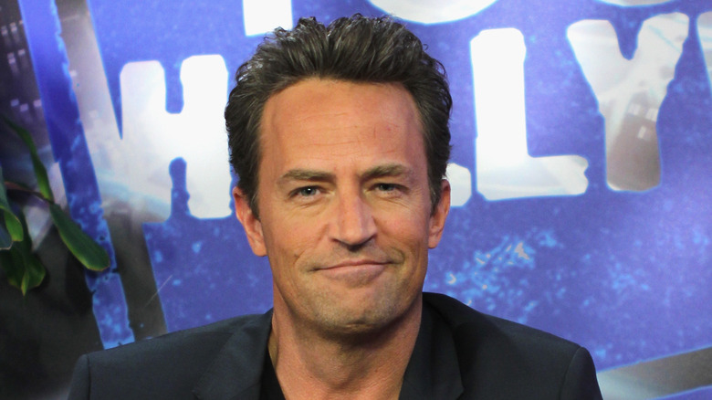 Matthew Perry smiling