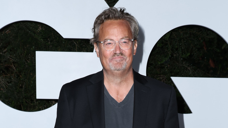 Matthew Perry smiling