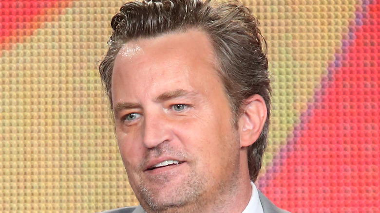 Matthew Perry talking