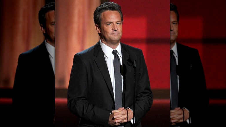 Matthew Perry speaking