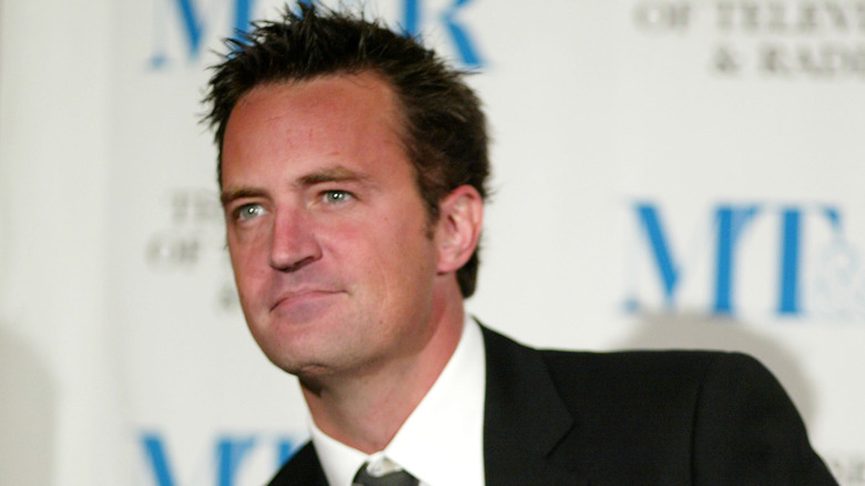 Matthew Perry smiling