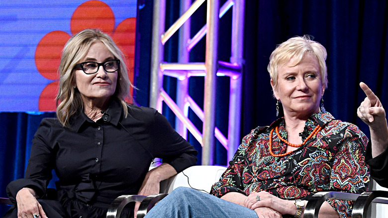 Maureen McCormick And Eve Plumb in 2019