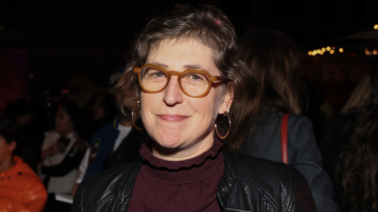 Mayim Bialik attending a festival