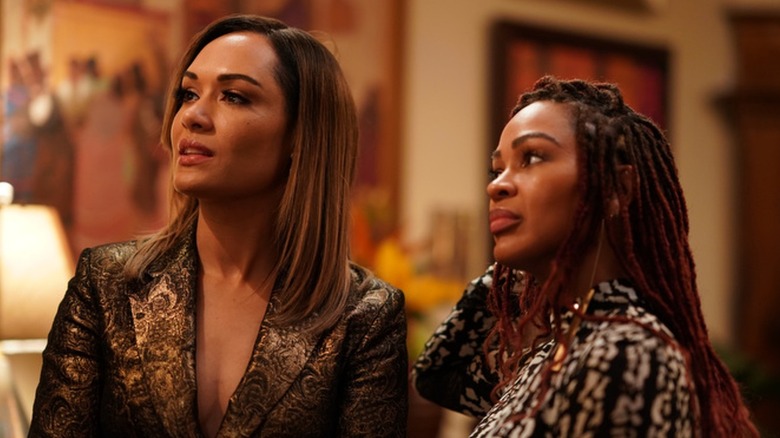 Meagan Good and Grace Byers in Prime Video's "Harlem"