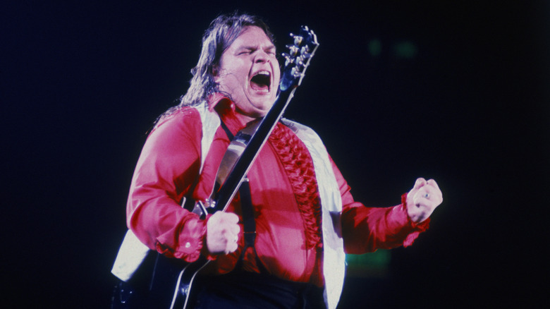 Meat Loaf performing 