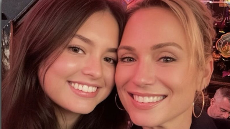 Amy Robach and daughter Annalise smile in a selfie with heads together