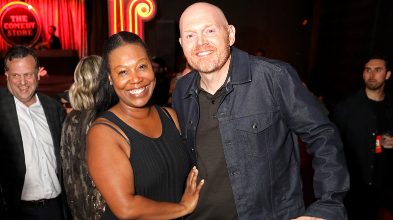 Nia Renée Hill and Bill Burr smiling