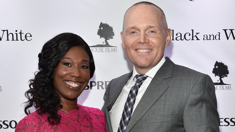 Nia Renée Hill and Bill Burr smiling