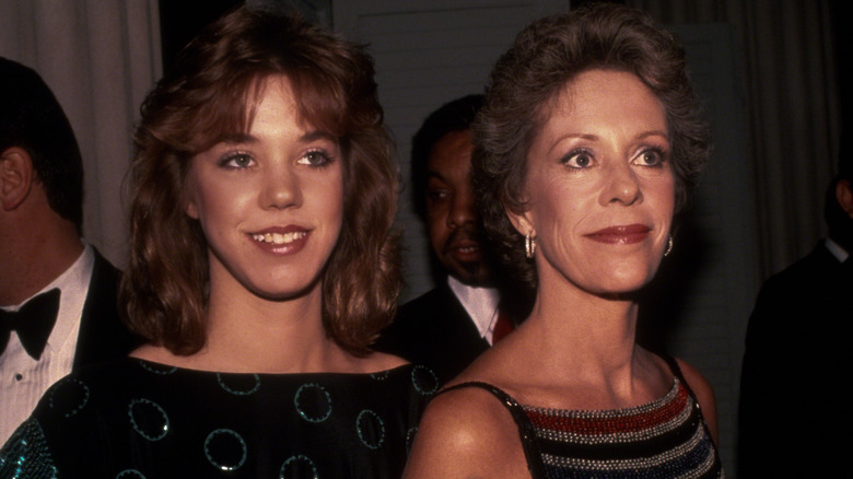 Carrie Hamilton and Carol Burnett 