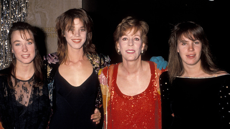 Erin Hamilton, Carrie Hamilton, Carol Burnett, and Jody Hamilton 