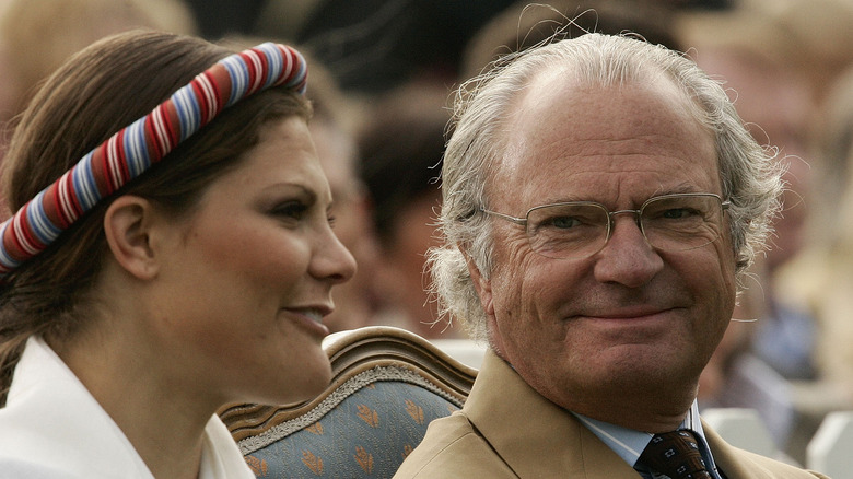 King Gustaf, Princess Victoria