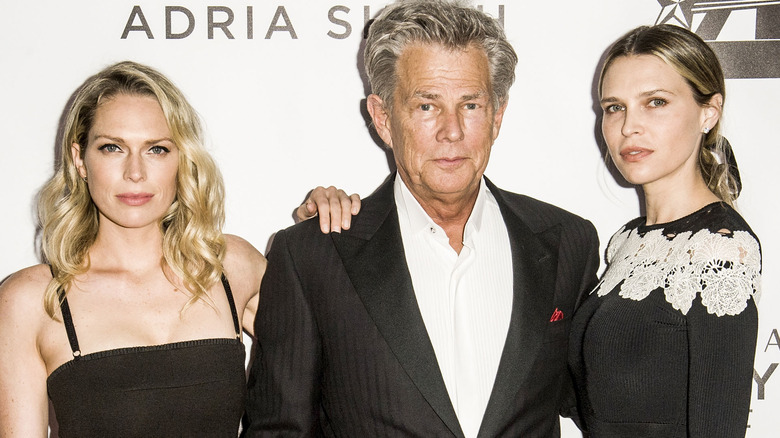 David Foster with Sara and Erin