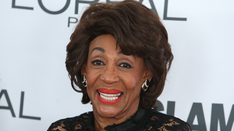 Maxine Waters smiling