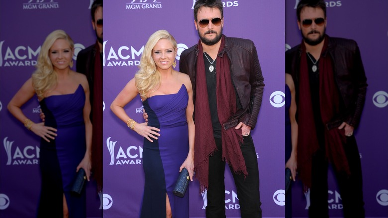 Katherine Blasingame and Eric Church posing