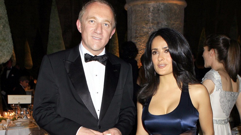 François-Henri Pinault and Salma Hayek at event