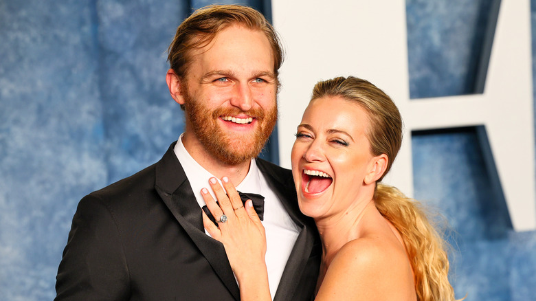 Wyatt Russell and Meredith Hagner